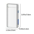 thumbnail image 3 of kkbbma USB Charging Lighter Alloy Body Compact And Convenient USB Charging Long Battery Life Display With LED Lighting Windproof Lighter, 3 of 6