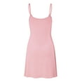 thumbnail image 2 of Made by Johnny Women's V-Neck Spaghetti Strap Tunic Short Dress XXL PINK, 2 of 6