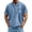 Blue, variant on Mens T Shirts Bamboo Shirts Pocket T Shirts Oversized Guide Undershirts Blue Henley Short Sleeve Button Up Graphic Tees Men Shirts Casual,S