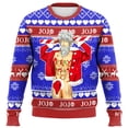 thumbnail image 2 of Suéter feo con estampado 3D de JOJO, regalo divertido de Navidad, novedad de 2025, jersey de calle de moda para hombre, superventas, camisa de cuello redondo de gran tamaño, 2 of 5