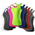 thumbnail image 4 of Débardeur de Course pour Femme Débardeur de Compression Dos Nageur Sans Manches Couche de Base Athlétique Spandex Respirant Séchage Rapide Gym Entraînement Course Jogging Sports, 4 of 5