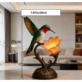 thumbnail image 6 of Hummingbird Flower Table Lamp - Decorative Flower Lamp for Bedroom, Cozy Ambiance Lighting, Perfect Housewarming Holiday Birthday Gift, Soft Light Suitable for Bedroom, Desk & Living Room, 1pc, 6 of 9