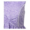 thumbnail image 5 of Girls Dress Purple Bow Tie Jacquard Fit And Flare Princess 5, 5 of 6
