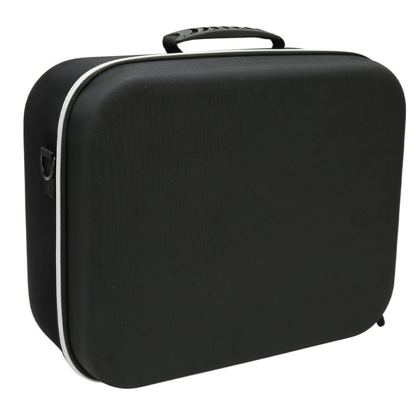 Estuche Rígido De Transporte, Bolso De Mano Con Cremallera, Protector Impermeable De Gran Capacidad, Negro Con Correa De Hombro Ajustable Para El Hogar