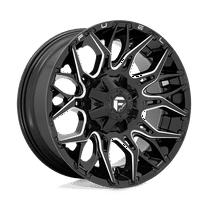 Fuel D769 Twitch 22X12 5X139.7/5X150 -44Et 125.2Cb Glossy Black Milled Wheel