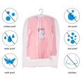 thumbnail image 3 of Bolsas para Ropa para Colgar Ropa, 6 Piezas Bolsa para Ropa Transparente, Bolsa de Traje de Plástico a Prueba de Polvo, Protector de Abrigos Fundas para Ropa con Cremallera para Almacenamiento en el, 3 of 5