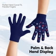 thumbnail image 6 of Cooraby 4 Pair Stretch Winter Kids Gloves Full Fingers Magic Gloves Winter Warm Student Knitted Gloves for Boys Girls Kids, 6 of 6