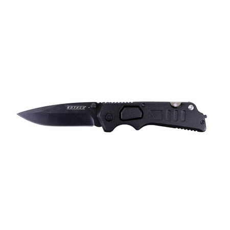 Black Rescue Blade - Rothco 5420 Folding Rescue Knife, 3.25