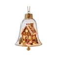 thumbnail image 5 of Clearance! Glowing Christmas Story Ornament Bells, Mini Light-Up Mini Holiday Scene with Warm LED Light, Festive Keepsake Gift for Home Christmas Party Decoration, 5 of 6