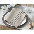thumbnail image 2 of Fennco Styles Fennco Styles Everyday Linen Stripes Cloth Napkin (20"x20" Napkin-Set of 4), 2 of 3