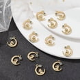 thumbnail image 5 of U8MO 20x Crescent Moon Bunny Rabbit Charms Pendants for DIY Necklace Jewelry Making, 5 of 7