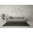 thumbnail image 3 of Ahgly Company Indoor Rectangle Persian Light Blue Traditional Area Rugs, 5' x 8', 3 of 4