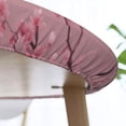 thumbnail image 3 of Cherry Blossom Round Fitted Tablecloths Table Covers Wipeable Waterproof Elastic for Kitchen Dinning Parties Wedding Picnic Medium Fits 45-50 Inch Table Size, 3 of 5