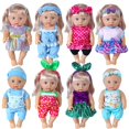 thumbnail image 1 of Set de ropa para muñecas WONDOLL de 8 a 10 pulgadas, regalo de Navidad, 1 of 7