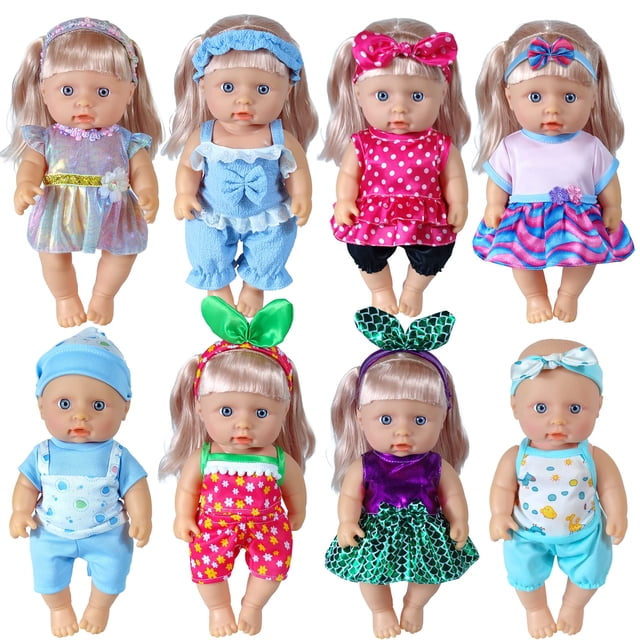 Set de ropa para muñecas WONDOLL de 8 a 10 pulgadas, regalo de Navidad