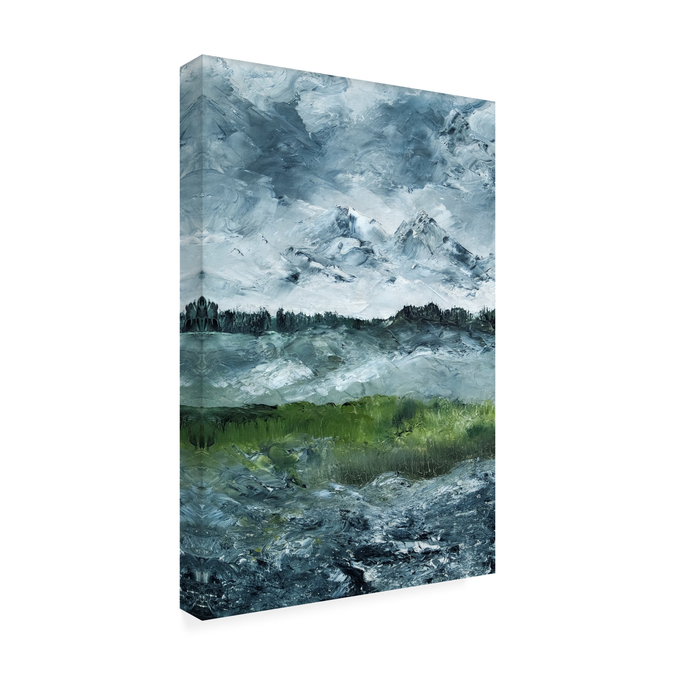Canvas Wall Art - Pictufy 'Landscape Study 1905' Wall Art for Living Room, Bedroom, or Office Décor by Trademark Fine Art - 30 x 47 Inches
