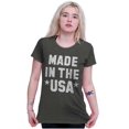 thumbnail image 2 of Made in the USA Patriotic Pride Stars Womens Slim Fit Graphic Tee Brisco Brands M, 2 of 5