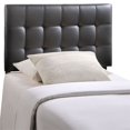 thumbnail image 3 of Rosebery Kids Twin Vinyl Tufted Panel Headboard in Black, 3 of 3