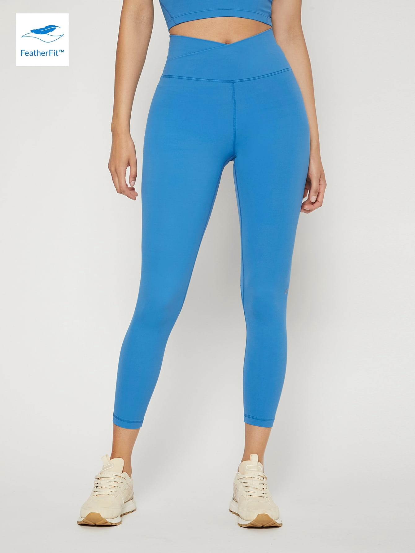 Blue Women's Crossover Leggings S(4 