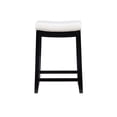 thumbnail image 5 of Home Square 2-Piece Furniture 26" Wood Counter Stool Set in White, 5 of 11