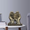 thumbnail image 2 of Figura religiosa creativa de resina para decoración del hogar y la oficina. Mano tenencia virgen, 2 of 8
