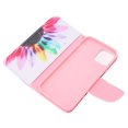 thumbnail image 3 of Funda tipo cartera para iPhone 12 Pro, funda de piel sintética con tapa y ranura para tarjetas, función atril, girasol, 3 of 5