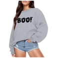 thumbnail image 2 of Women's Autumn And Winter Printed Sweaters Color Hoodie Ladies Sweatshirts Pullover Fall Sweaters Women Junior Vintage Sweater Casual Pullover Sweatshirts Colla Jumpsuits Women Hooded Zipper, 2 of 4