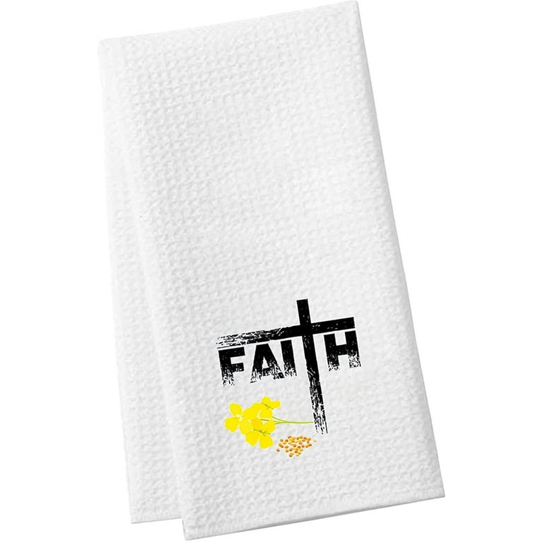 Kitchen Hand Towel, Dish Towel, Religious Gift, Inspirational Dish Towels,  Scripture Hand Towels, Matching Potholders Available 