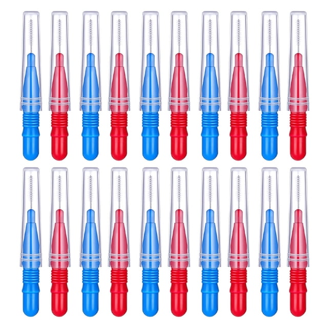 100 cepillos interdentales, cepillos de limpieza dental, cepillos de higiene bucal, cepillos de dientes.