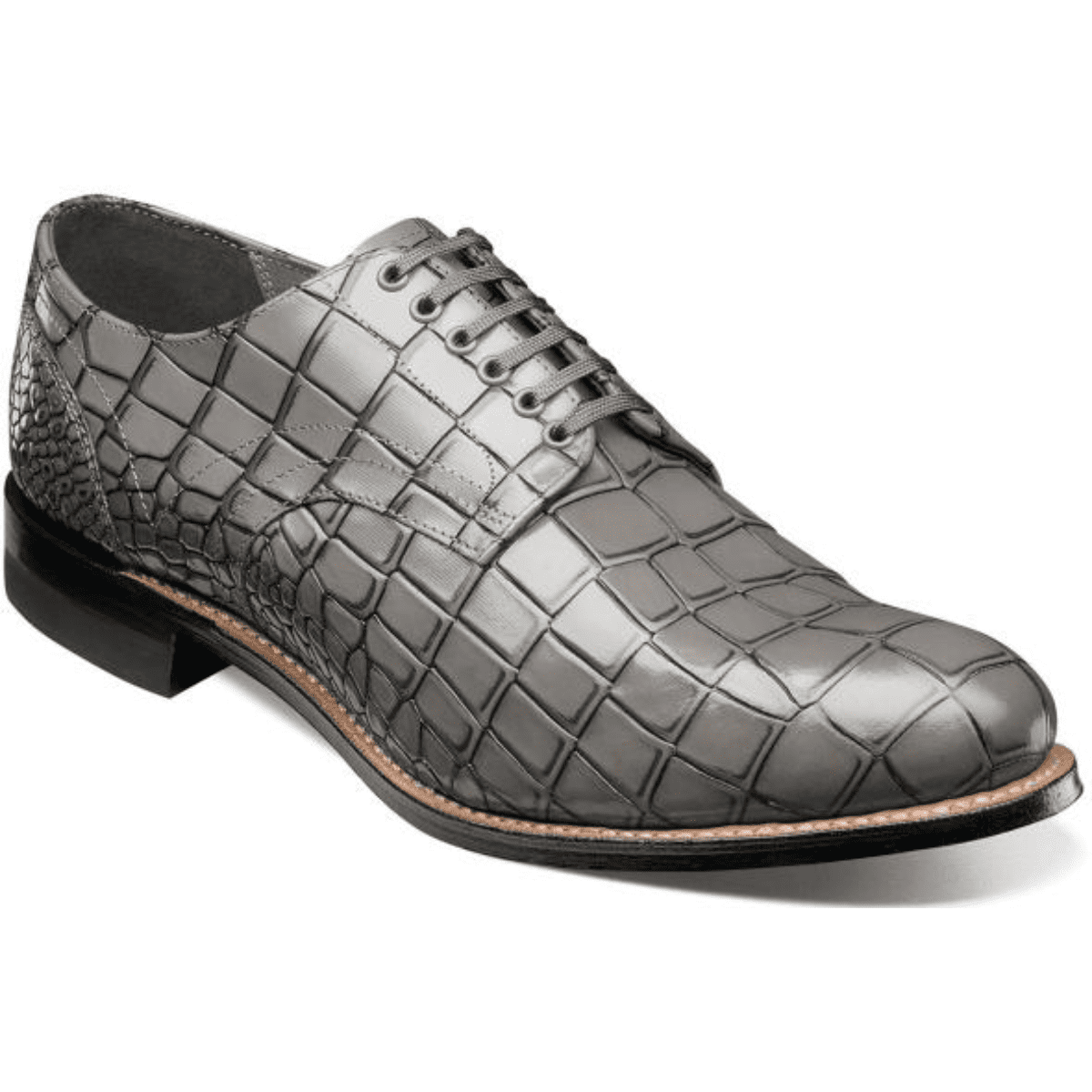 Stacy Adams - Stacy Adams Madison Oxford Shoes crocodile Print Leather ...
