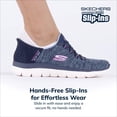 thumbnail image 2 of Skechers Mujer Summits Dazzling Haze Slip-In Marino 9.5XW, 2 of 7