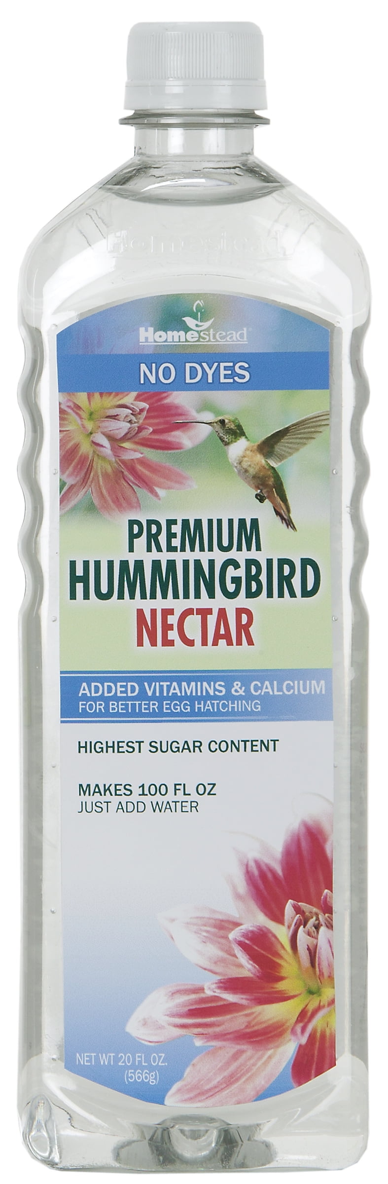 Homestead Premium Hummingbird Nectar, 20 oz. Clear Liquid Concentrate