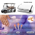 thumbnail image 6 of chaqlin Golf Cart Seat Covers Universal Towel Fabric, Compatible with Sports Club Car Seat, for Club Car DS Precedent 2 Passenger, Wolf Sky Print, 6 of 8