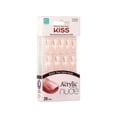 thumbnail image 2 of Kiss Products Acrílico, uñas francesas desnudas individuales, N1 64266 KAN01 individuales francesas desnudas, 28 unidades (KAN01GT), 2 of 6