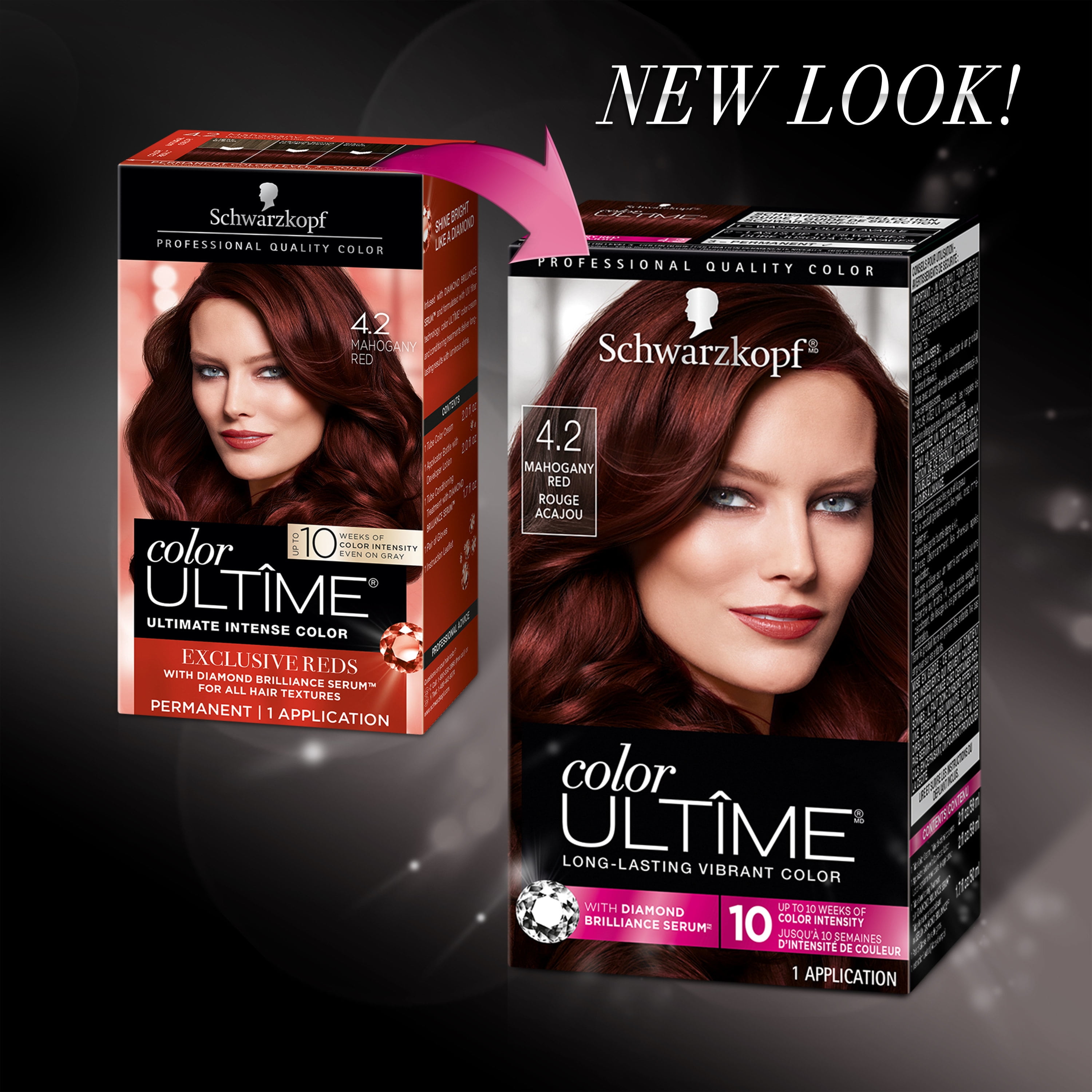Schwarzkopf Ultime Permanent Hair Color Cream 5.29 Vintage Red Dye Flaming  B1 for sale online