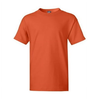 Hanes Authentic TAGLESS - Camiseta De Algodón Para Niños, Color Rojo Oscuro Mediano Hanes 5450