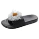 thumbnail image 2 of Moda mujer tobillo correa encaje verano diapositiva sandalias planas chanclas Shose Wmkox8yii  hj789, 2 of 5