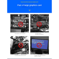 thumbnail image 4 of Support de Carte Graphique Accessoires DIY en Alliage d'Aluminium Support de Refroidissement par Eau pour Ordinateur GPU, 4 of 5
