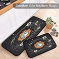 thumbnail image 6 of Coolnut Kitchen Rug Set of 2, Daisy Earth Cushioned Anti-Fatigue Kitchen Mat Non Slip Washable Floor Mat Comfort Standing Mats for Office, Home, Laundry Room Home Decor Gifts, 6 of 7