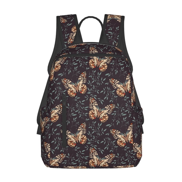 Disketp Butterfly1 Mochila Ligera e Impermeable, Mochila de Día Resistente para Viajes, Senderismo y Uso Diario para Hombre y Mujer