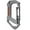 KU03-Gray, variant on Titanium Carabiner Keychain Tool, Quick Release Carabiner with Pry Bar Function for Everyday Carry, KU04