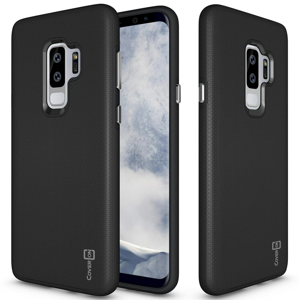 CoverON Samsung Galaxy S9 Plus Case, Rugged Series Protective Hybrid