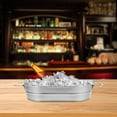 thumbnail image 4 of landege Stainless Steel Beverage Tub Ice Cube Bucket Wine Beer Bottle Cooling Bucket With Handle, 4 of 10