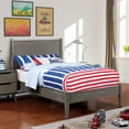 thumbnail image 4 of Furniture of America Mattress Ready Solid Wood Gray Twin Kids Bed, 4 of 6