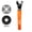 Orange With Plate, variant on Mosiee Adjustable 2 Jaw Angle Grinder Wrench for Multi Function Socket Spanner for Grinding Blue