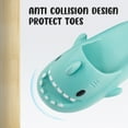 thumbnail image 6 of SAGUARO Cloud Shark Slides for Kids Cute Cartoon Slippers Shower Sandals, 6 of 7