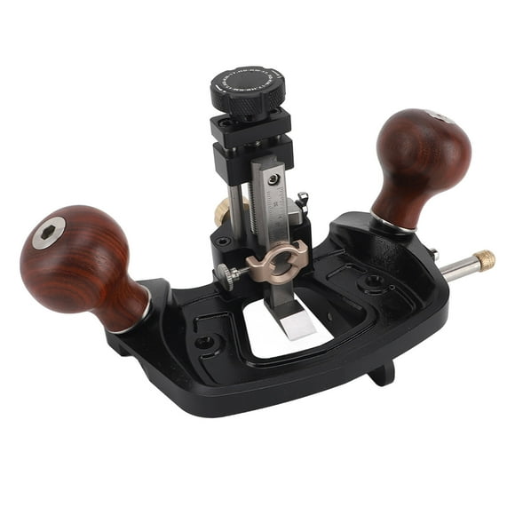 Woodworking Router Plane, Adjustable Ergonomic Router Plane Wooden Handle for Joinery