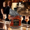 thumbnail image 4 of Botellas de vino, nuevas botellas de licor transparentes 2025 para bar, oficina y hogar (botella de whisky Shark), 4 of 12