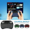 thumbnail image 6 of Backlit Mini Wireless Keyboard Spanish French Azerty Russian Portuguese Brazil Language Air Mouse With Touchpad N RGB PC TV Box, 6 of 10