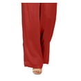 thumbnail image 3 of Vince Camuto Women's Solid Color Slit Leg Ankle Pants Red Size Large, 3 of 3